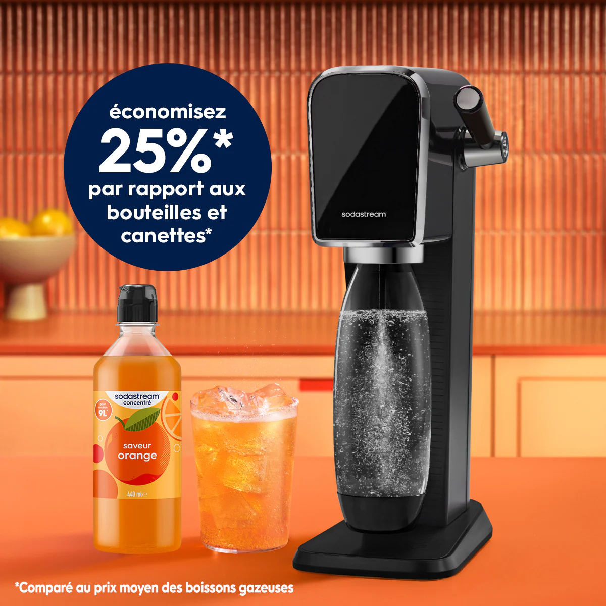6-Pack Sirop Orange 440ml - Image 3