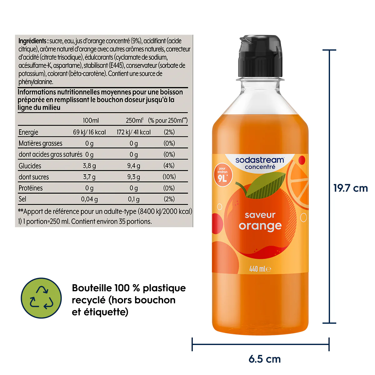6-Pack Sirop Orange 440ml - Image 6