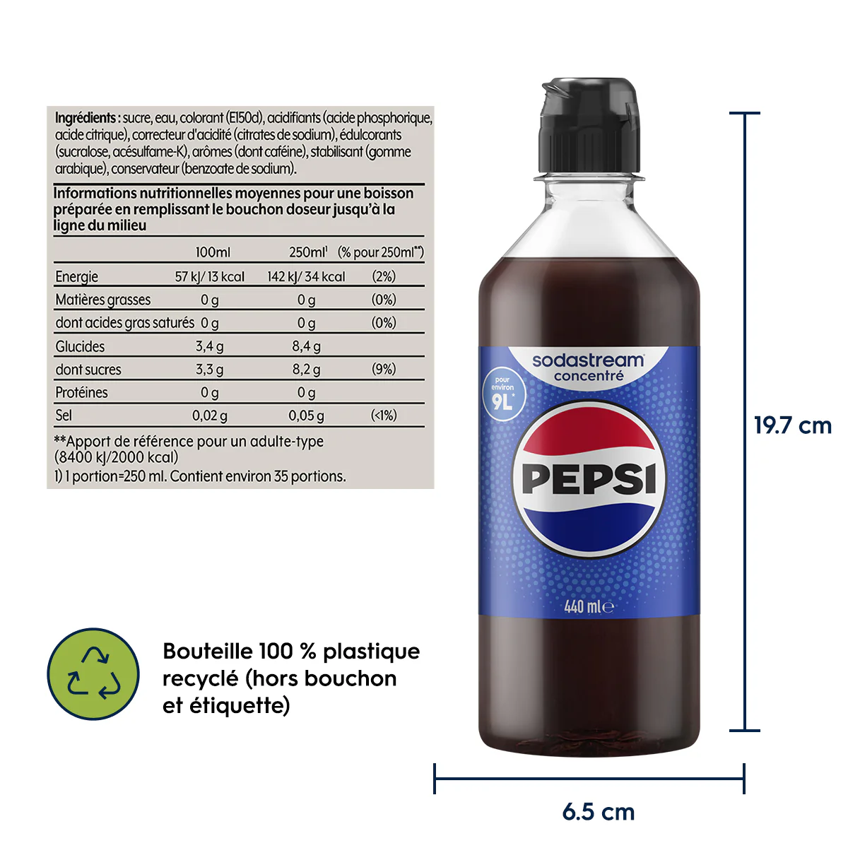 Sirop Pepsi 440ml - Image 6