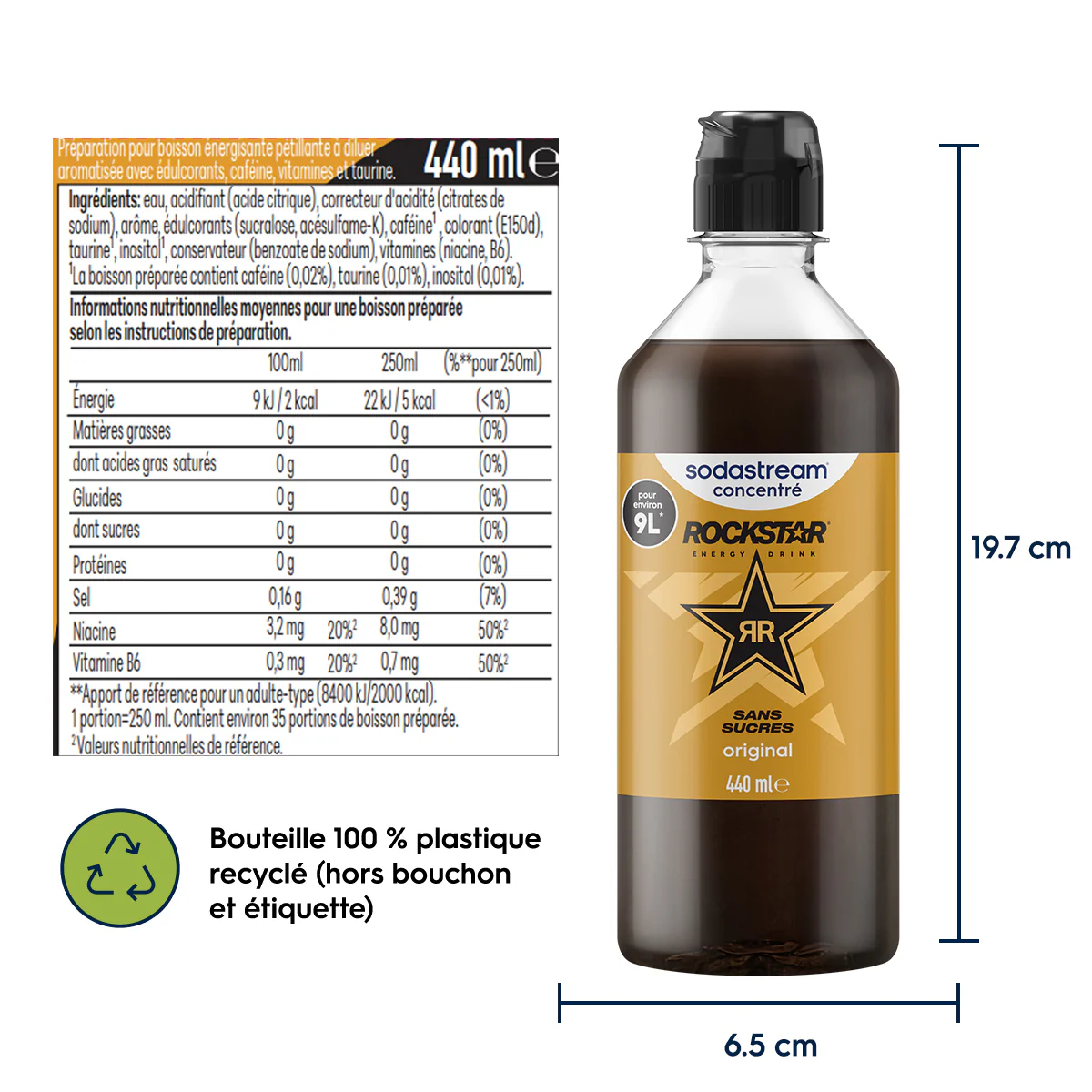 Rockstar Energy Drink Sans Sucres - Image 6