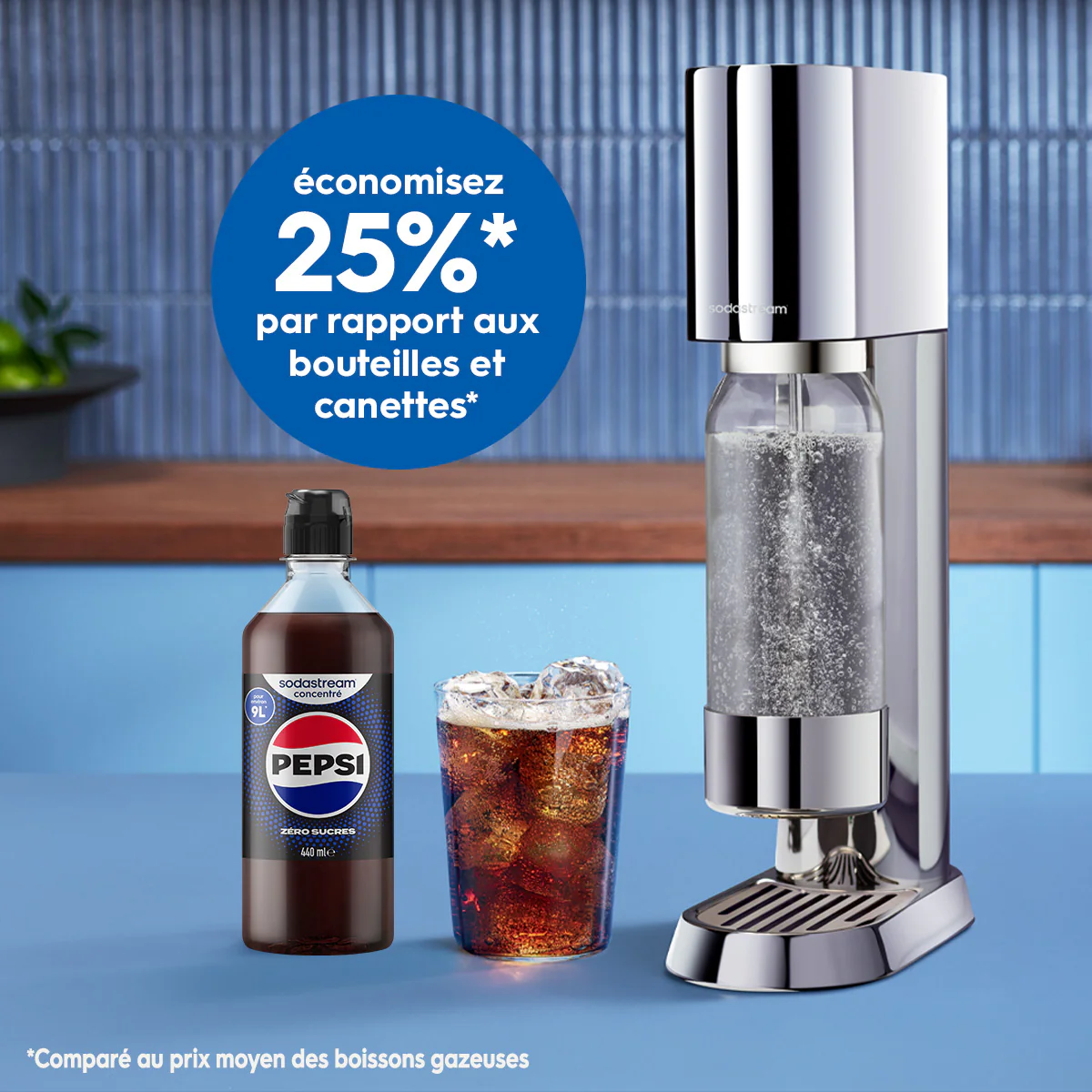 6-Pack Sirop Pepsi Zéro Sucres 440ml - Image 3